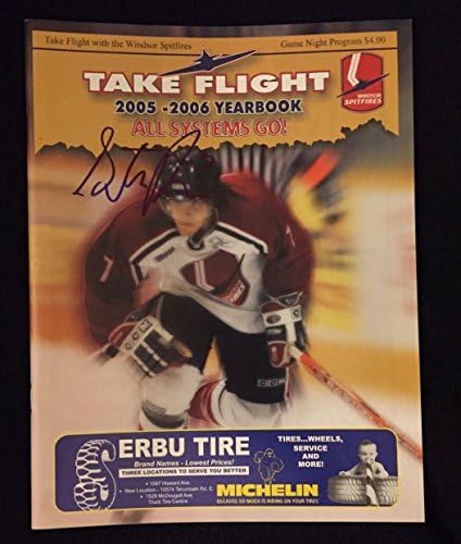 Steve Downie Aláírt Windsor Spitfire Játék Program Philadelphia Flyers - Dedikált NHL Magazinok