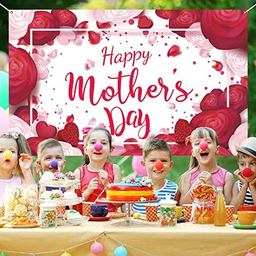 Boldog anyák Napja Dekoráció Zászló, anyák Napi Virág Hátterekkel, a Fotózás, anyák Napja Háttérrel Parti Kellékek Dekoráció