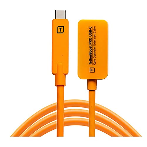 TetherBoost Pro USB-C-Core Vezérlő Hosszabbító Kábel (Láthatósági Narancs)