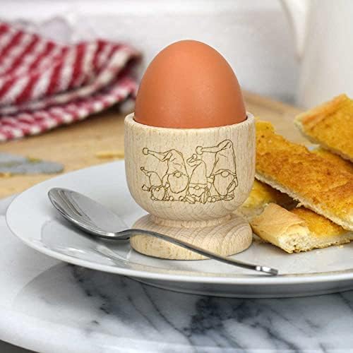 Azeeda 'Gonk Család' Fából készült tojástartó (EC00022673)