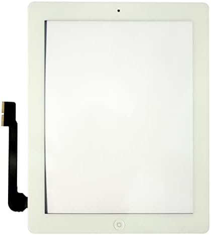 Power4Laptops Csere Digitalizáló érintőképernyő Kompatibilis Apple iPad 3 Fehér