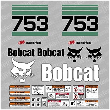 Bobcat 753 Loader Utángyártott Matrica/Aufkleber/Adesivo/Matrica/Cserekészüléket