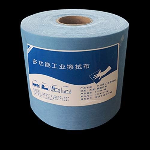 LANTAO Időt takarít meg, Könnyen használható Ipari Törlő Roll Ruhával/Papír/Rag/Szövet (kék)