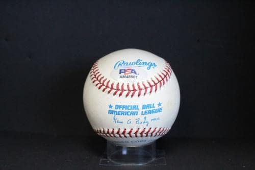 Reggie Jackson Aláírt Baseball Autogramot Auto PSA/DNS AM48561 - Dedikált Baseball