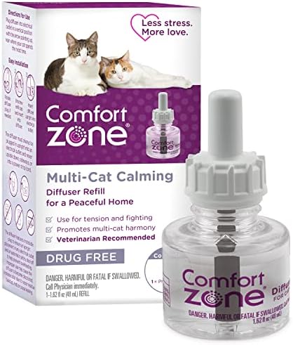 Komfort Zóna 1 Utántöltő Macska Nyugtató Feromon Diffúzor Utántöltő (30 Nap) a Békés Otthon | Állatorvos Ajánlott | Csökkenti