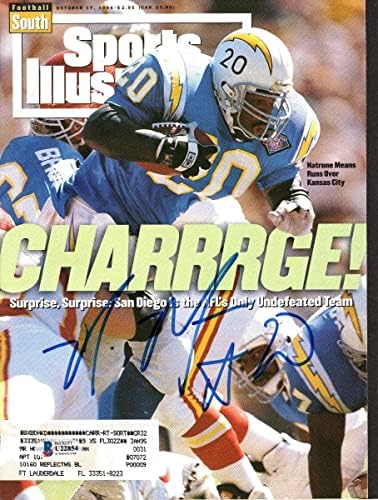 Natrone azt Jelenti, Dedikált San Diego Chargers Sports Illustrated Beckett Hitelesített - Dedikált NFL Magazinok
