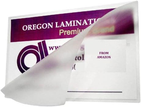 Oregon Laminálás Meleg Lamináló Tasak Fájl Kártyát (a Csomag 100) 10 Millió 3-1/2 x 5-1/2 Matt/Matt