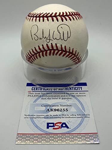 Bobby Witt Rangers Egy Aláírt Autogramot Hivatalos OMLB Baseball PSA DNS *55 - Dedikált Baseball