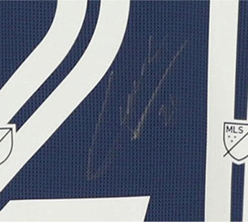 Giancarlo Gonzalez LA Galaxy Dedikált Match-Használt 21 Kék meze a 2020 MLS-Szezon - Dedikált Foci Mezek