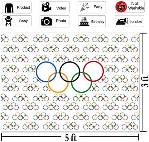Olimpiai Gyűrűk Nemzetközi Banner a Sport, Buli Fotó Háttér Olimpiai Sport Országok Osztályteremben Kert Megnyitó Sport Klubok,