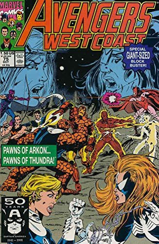 Angyalok Nyugati Part 75 FN ; Marvel képregény | Arkon Thundra