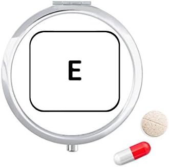 Billentyűzet Szimbólum E Tabletta Esetben Zsebében Gyógyszer Tároló Doboz, Tartály Adagoló