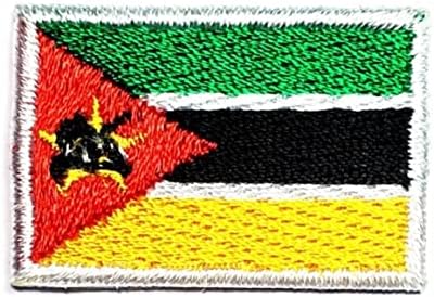 Kleenplus 0.6X1.1 HÜVELYK. Mini Mozambik Zászló Foltok Zászló Ország Javítás DIY Jelmez Jelkép Egységes Taktikai Katonai