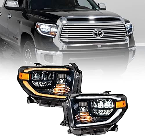 Forma Világítás Szekvenciális LED Reflektor Fényszórók kompatibilis Toyota Tundra 2014-2021 (pár)