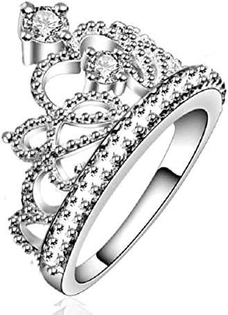 Villa Gyűrű Női Hullám Gyűrű, Személyre Szabott Ajándék Ékszerek Luxus Micro Burkolt Cirkon Korona Gyűrű Személyre Szabott