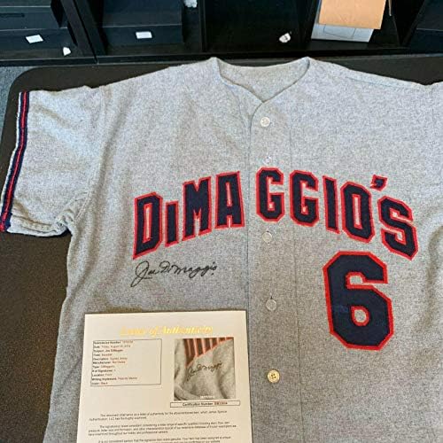 Joe Dimaggio Aláírt Dedikált 1950-es Baseball-Jersey A SZÖVETSÉG COA - Dedikált MLB Mezek