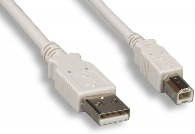 DIGITMON 3 Ft Elefántcsont-Egy-Férfi-B-Férfi USB 2.0 Nagy Sebességű Nyomtató Kábel a HP Smart Tartály Plus 551 Vezeték nélküli