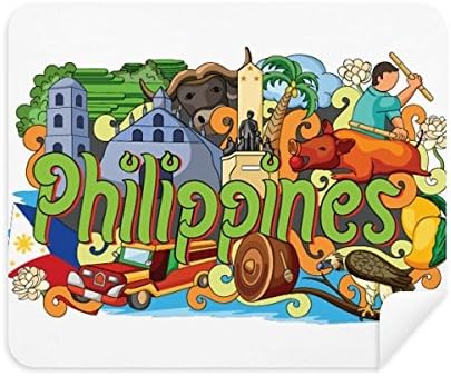 Caguen Fülöp-szigeteki Graffiti Tisztító Kendővel Képernyő Tisztító 2db Velúr Szövet