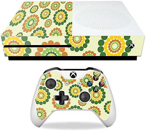 MightySkins Bőr Kompatibilis a Microsoft Xbox One S - Hippi Virágok | Védő, Tartós, Egyedi Vinyl Matrica wrap Borító | Könnyű