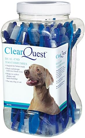 ClearQuest Dual-End Pet Fogkefét, 9-Es, 50/Tartály, (Színek Változhatnak)