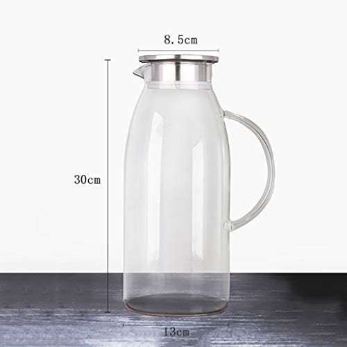 Üveg Kancsó Nagy kapacitású hőálló robbanásbiztos pohár hideg víz csésze Forrásban lévő víz edény hideg vízforraló hideg