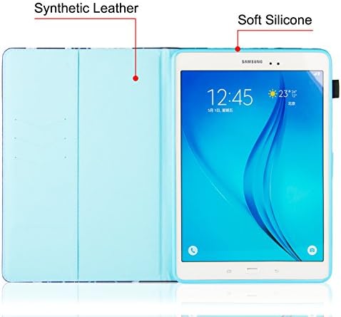 Dteck Esetben a Samsung Galaxy Tab Egy 9,7 Hüvelykes Tablet 2015 Kiadás, SM-T550 /SM-P550 Esetben - Mágneses Bezárása Szintetikus