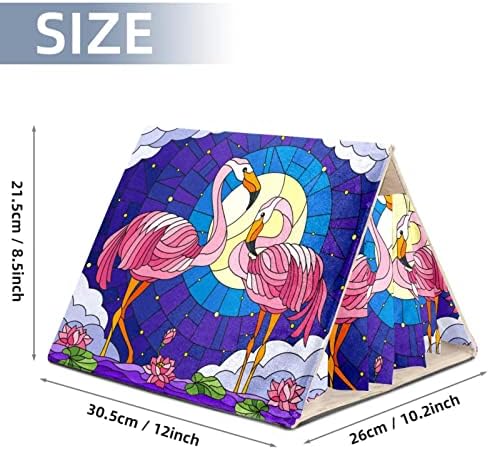 Tengerimalac Rejtekhely Hangulatos Hörcsög Ház-Barlang a Nyuszi Csincsilla Sündisznó Kis Állat Flamingo ólomüveg