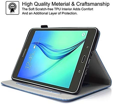 Galaxy Tab 9,7 Esetben, Newshine Anti-Slip PU Bőr Könnyű Állvány Fedél Automatikus Wake/Sleep a Stylus Tartót 2015 Samsung