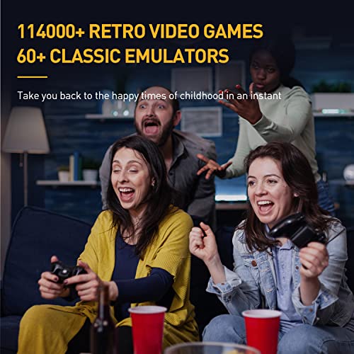 Szuper Konzol X3 Retro videojáték-Konzol 114000+Játékok,60+Emulátorok, EmuELEC 4.5+Android 9.0+CoreELEC Rendszerek 3 Egy