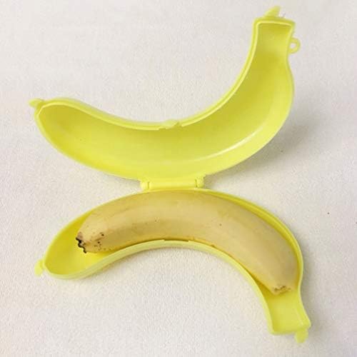 BESPORTBLE Műanyag Tároló Doboz Hordozható Tároló Dobozban 5db Műanyag Banán Esetben Hordozható Banán Birtokos Esetben Védő