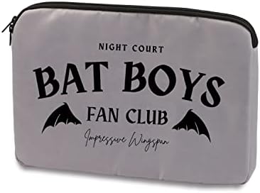 Bat Fiú Rajongói Klub Laptop Védő Esetben Az Este Bíróság Könyvet Szerető Ajándék Bíróság a Tövis Rózsa Laptop Sleeve 14