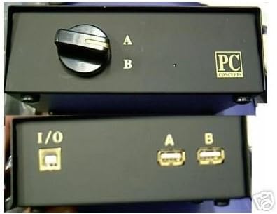 ÚJ 2 Mód, Nyomtató, Szkenner, USB - Port - AB-A-B Kapcsoló Doboz - Működik a MAC, ILLETVE Pc-k