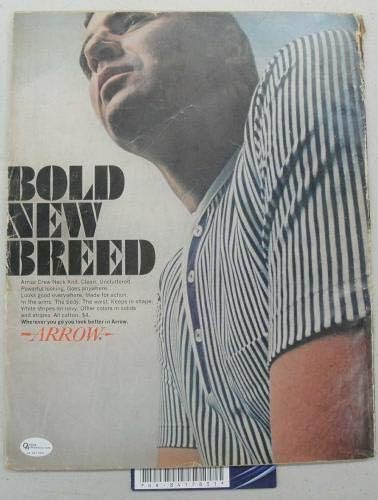 Sandy Koufax Kézzel Aláírt Dedikált Baseball Sport Magazin 1965 OA 8417831 - Dedikált MLB Magazinok