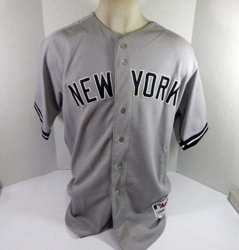2013-as New York Yankees Veron Wells 12 Játék Használt Szürke Jersey 50 DP29349 - Játék Használt MLB Mezek