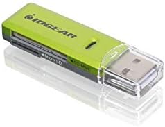 IOGEAR USB 2.0 Hordozható SD Kártya Olvasó - Kettős Rés - Arány Akár 480Mbps - USB Powered - SDXC - /SDHC - /SD/Micro SDXC