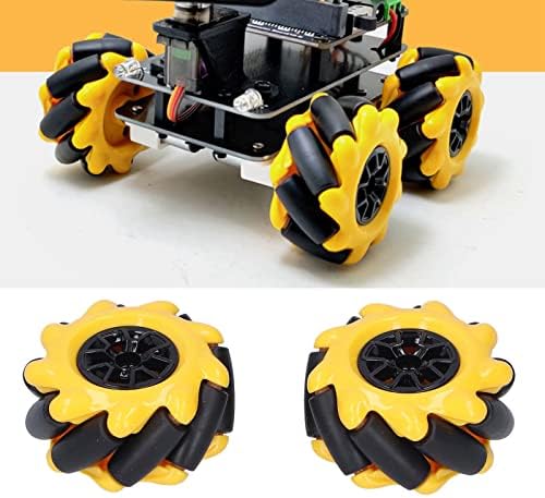 KRODANS Mecanum Kerék Okos Robot Autó Alkatrész Tartozékok Többirányú DIY Játék Alkatrészek 48mm Illik az Autó(2)