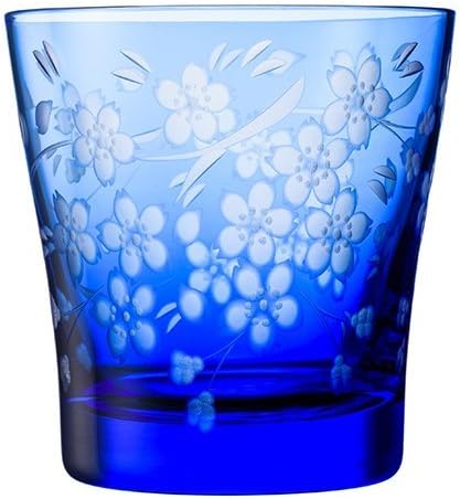 dobon sakura szódás üveg kék indigó