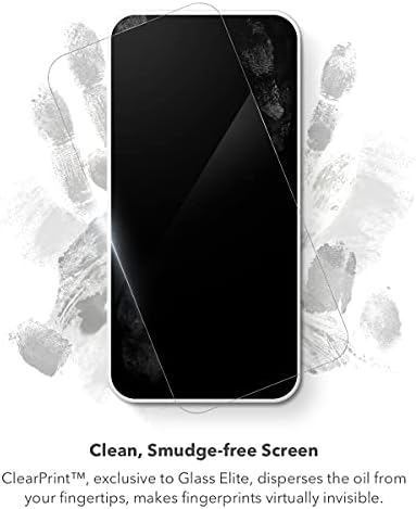 ZAGG InvisibleShield Üveg Elit képernyővédő fólia Apple iPhone 13 Pro Max, 5X Összetörik Védelem & OtterBox Szimmetria Sorozat+