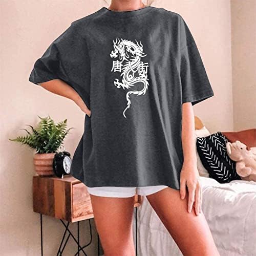 Tini Lány Tshirts Grafikus Blúzok Ingek Női Rövid Ujjú Sleeve Ősszel, Nyáron Tshirts Ruházat TA