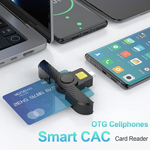 C típusú CAC Olvasó, a MINISZTÉRIUM Katonai USB-C Közös Hozzáférési CAC, kártyaolvasó, USB Okos fold C Típus Smart Kártya