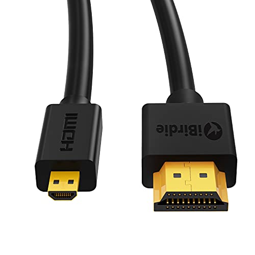 iBirdie Mikro HDMI-HDMI Kábel 10 Méter Magas Sebesség 18Gbps Támogatás 4K60 HDR ARC-Kompatibilis GoPro Hero 7 6 5 4, Raspberry