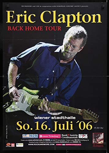 Eric Clapton Koncert Plakát Osztrák. 2006