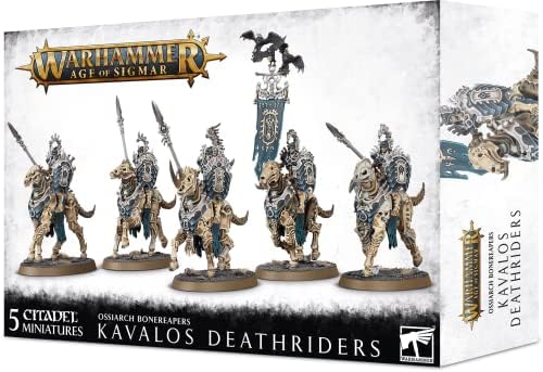 Games Workshop - Warhammer Kor Sigmar - Ossiarch Bonereapers Kavalos Deathriders