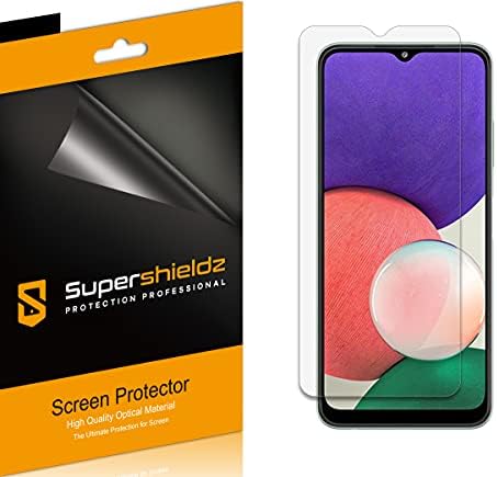 (6 darab) Supershieldz Célja a Samsung Galaxy A22 5G (5G Változat Csak) képernyővédő fólia, Nagy Felbontású Clear Pajzs (PET)