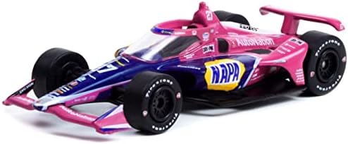 Játék Autók Dallara IndyCar 27 Alexander Rossi NAPA Andretti jósolta meg a francia NTT Sorozat (2022) 1/64 Fröccsöntött