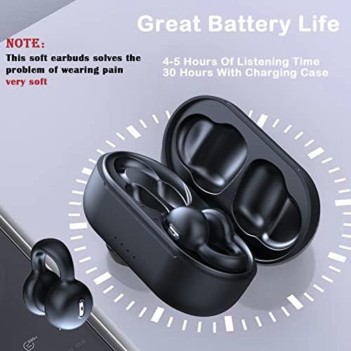 Nyitott Fül Klip Csontvezetéses Fejhallgató Vezeték Nélküli Bluetooth-Klip Headset Nyitott Ear Fülhallgató Fejét Telefonok