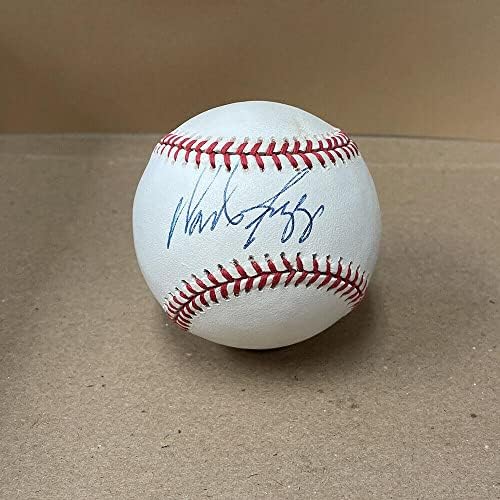 Wade Boggs HOF NY Yankees Aláírt OAL Baseball Automatikus B&E Hologram - Dedikált Baseball