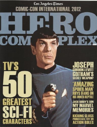 A Los Angeles-i Idő a Comic-Con International 2012 Magazin Hős Összetett Leonard Nimoy, mint Spock a címlapon Star Trek