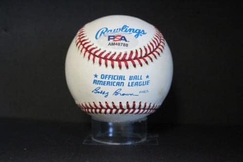 Ken Harrelson Aláírt (Sólyom) Baseball Autogramot Auto PSA/DNS AM48788 - Dedikált Baseball