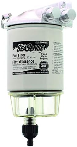 SeaSense Üzemanyag Szűrő Készlet Tiszta Tálban, Alumínium Fej